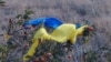 Фото активистки украинского движения сопротивления "Желтая Лента", Евпатория, Крым