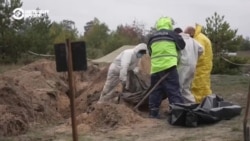 На освобожденной части Донецкой области продолжается эксгумация тел погибших На освобожденной части Донецкой области продолжается эксгумация тел погибших