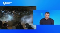 Как в Тбилиси разгоняли акцию протеста  Как в Тбилиси разгоняли акцию протеста