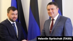 Денис Пушилин и Леонид Пасечник