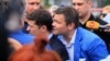 Президент Украины Владимир Зеленский и глава офиса президента Андрей Богдан, 12 июля 2019 года