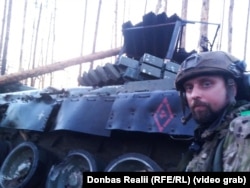 Александр Душаков на фронте в Украине