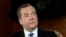 FILE PHOTO: Deputy Chairman of Russia's Security Council Medvedev gives an interview outside Moscow